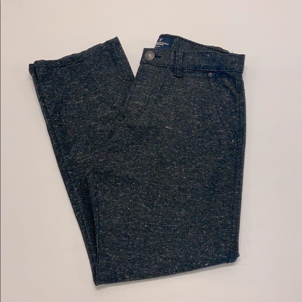 Men’s Black Patterned American Eagle Jeans